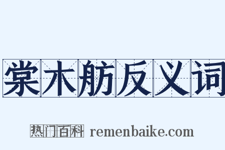 棠木舫反义词是什么意思的图片